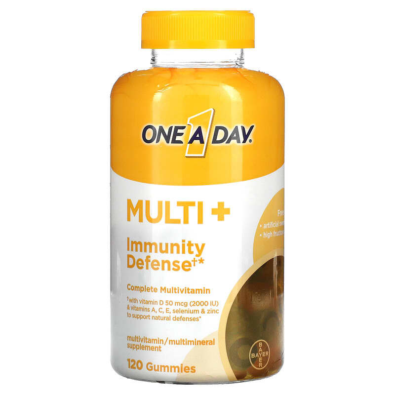 One-A-Day Multi+ Immunity Defense 120 Gummies 16500596509