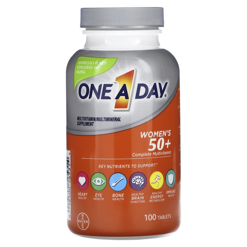 One-A-Day Women's 50+ Complete Multivitamin 100 Tablets 16500565314