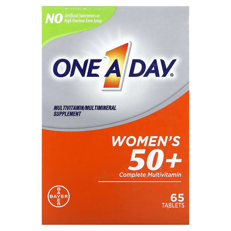 One-A-Day Women’s 50+ Complete Multivitamin 65 Tablets 16500587033