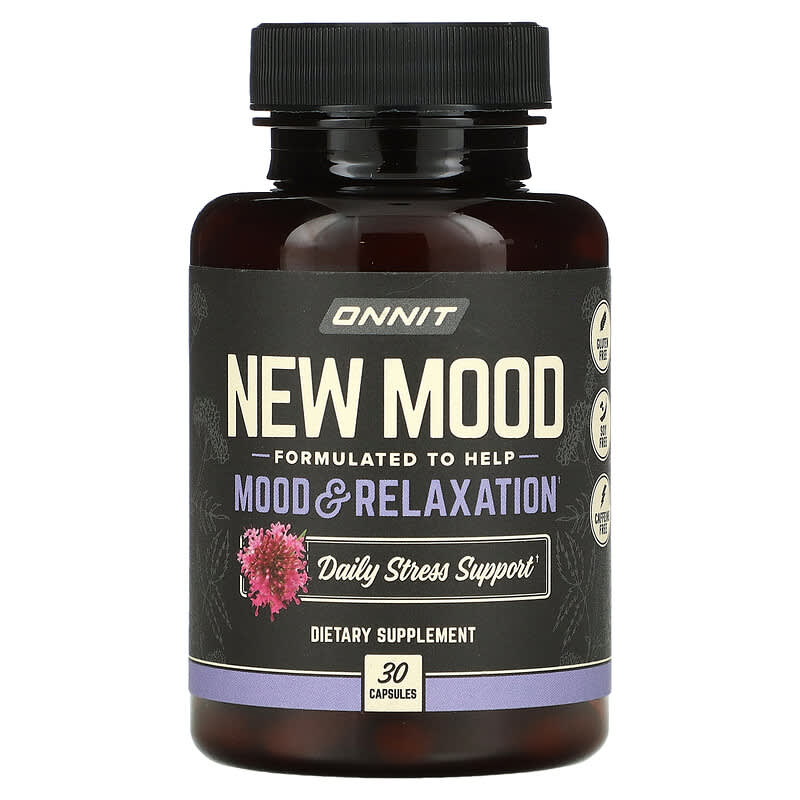 Onnit New Mood Mood & Relaxation 30 Capsules 819444010038