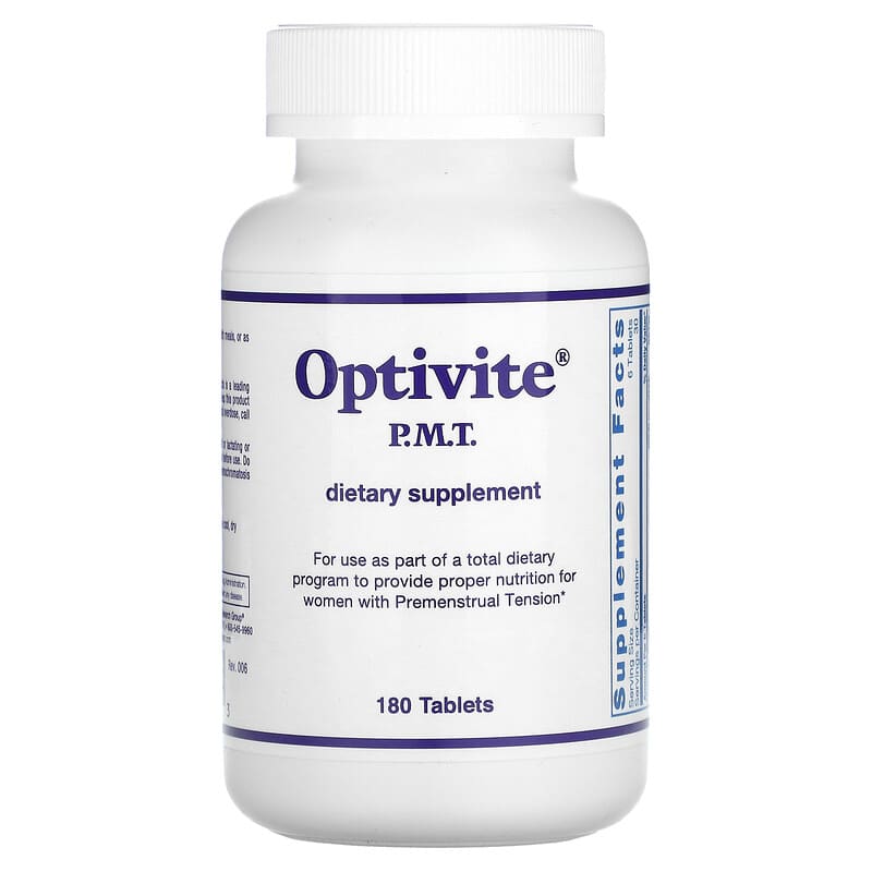 Optimox Corporation Optivite P.M.T. 180 Tablets 350520001033