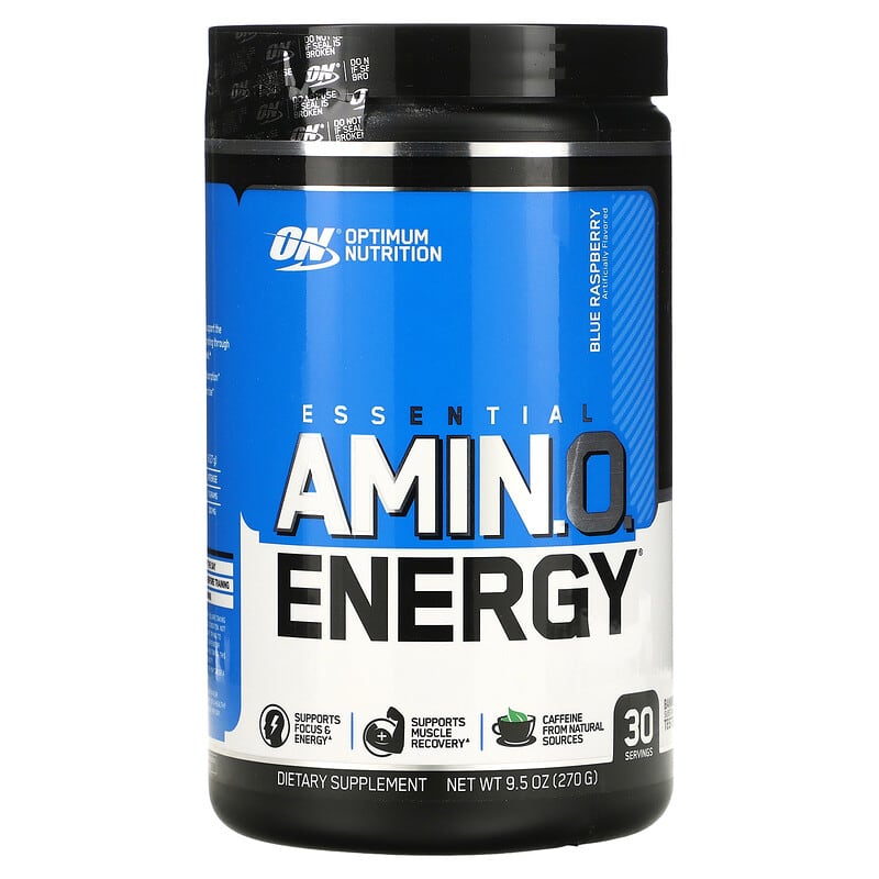 Optimum Nutrition ESSENTIAL AMIN.O. ENERGY Blue Raspberry 9.5 oz (270 g) 748927026825