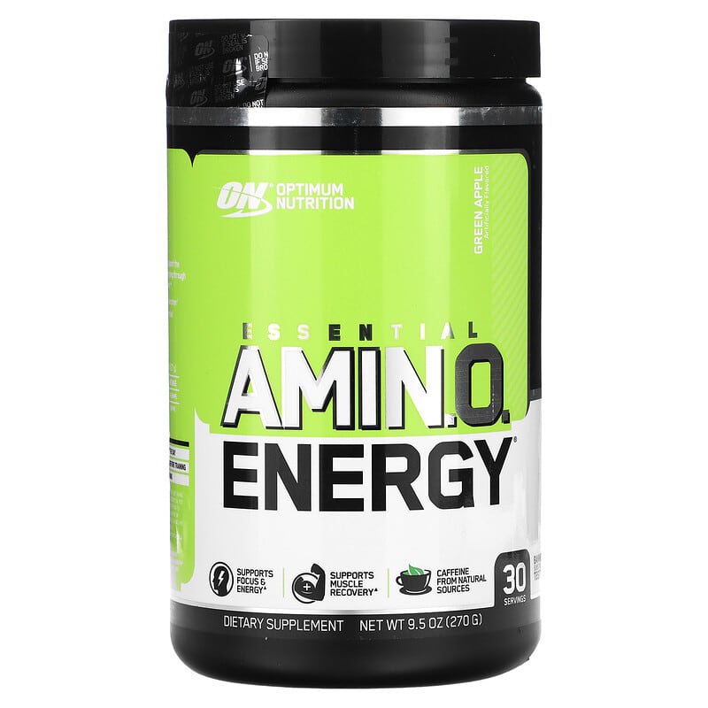 Optimum Nutrition ESSENTIAL AMIN.O. ENERGY Green Apple 9.5 oz (270 g) 748927051704