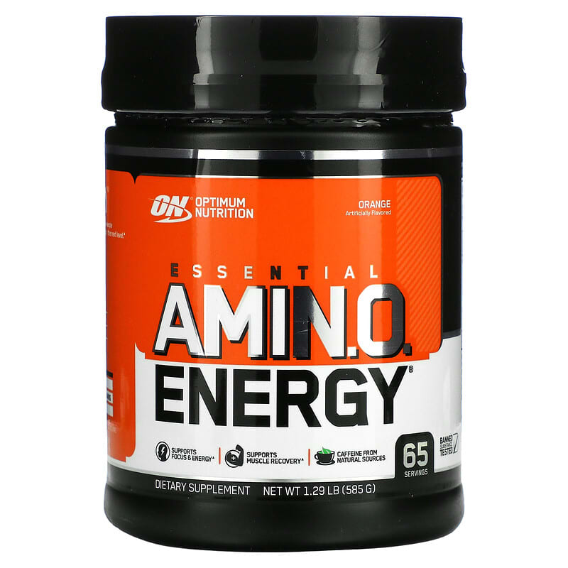 Optimum Nutrition ESSENTIAL AMIN.O. ENERGY Orange  1.29 lb (585 g) 748927022902