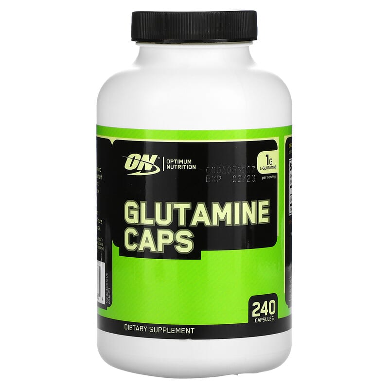 Optimum Nutrition Glutamine 500 mg 240 Capsules 748927022834