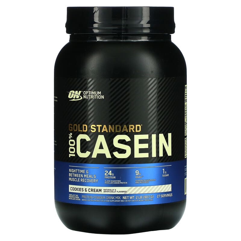 Optimum Nutrition Gold Standard 100% Casein Cookies & Cream 2 lb (907 g) 748927024159