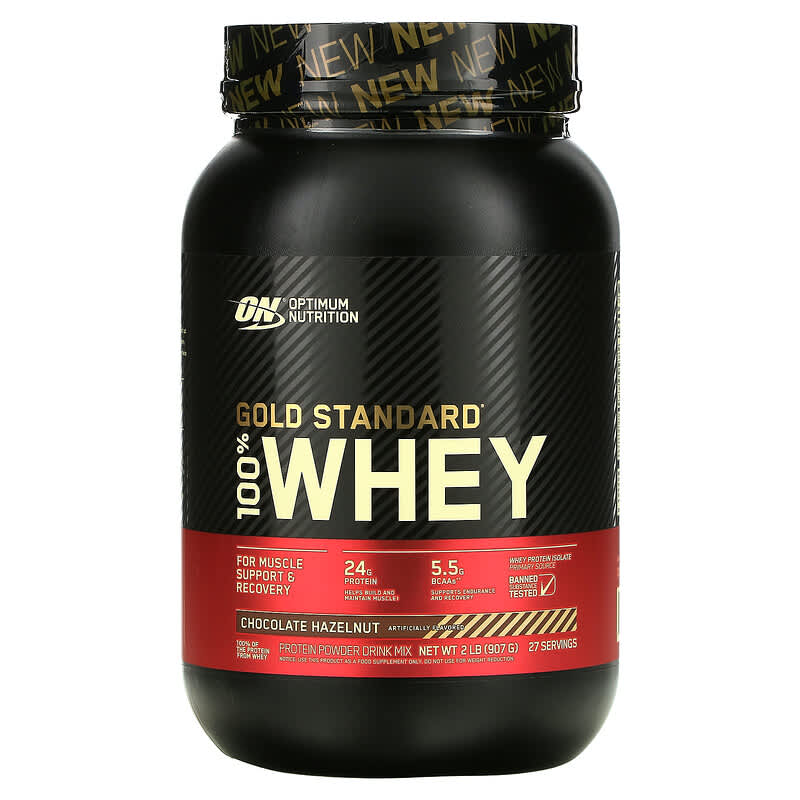 Optimum Nutrition Gold Standard 100% Whey Chocolate Hazelnut 2 lb (907 g) 748927060676
