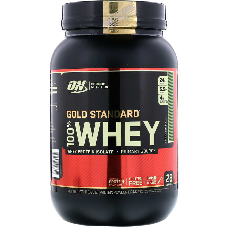 Optimum Nutrition Gold Standard 100% Whey Chocolate Mint 1.97 lb (896 g) 748927028621