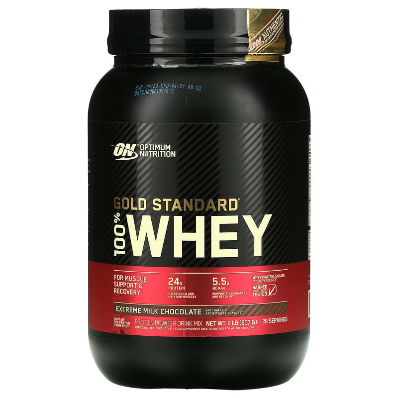 Optimum Nutrition Gold Standard 100% Whey Extreme Milk Chocolate 2 lb (907 g) 748927024135