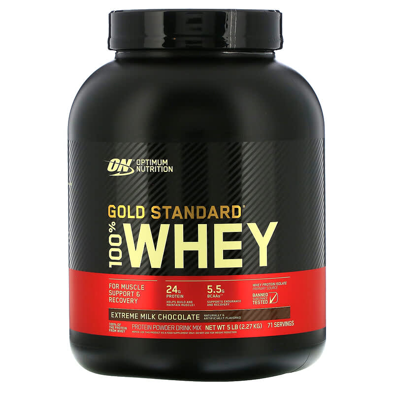 Optimum Nutrition Gold Standard 100% Whey Extreme Milk Chocolate 5 lb (2.27 kg) 748927024142