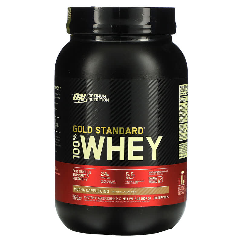 Optimum Nutrition Gold Standard 100% Whey Mocha Cappuccino 2 lb (907 g) 748927026245