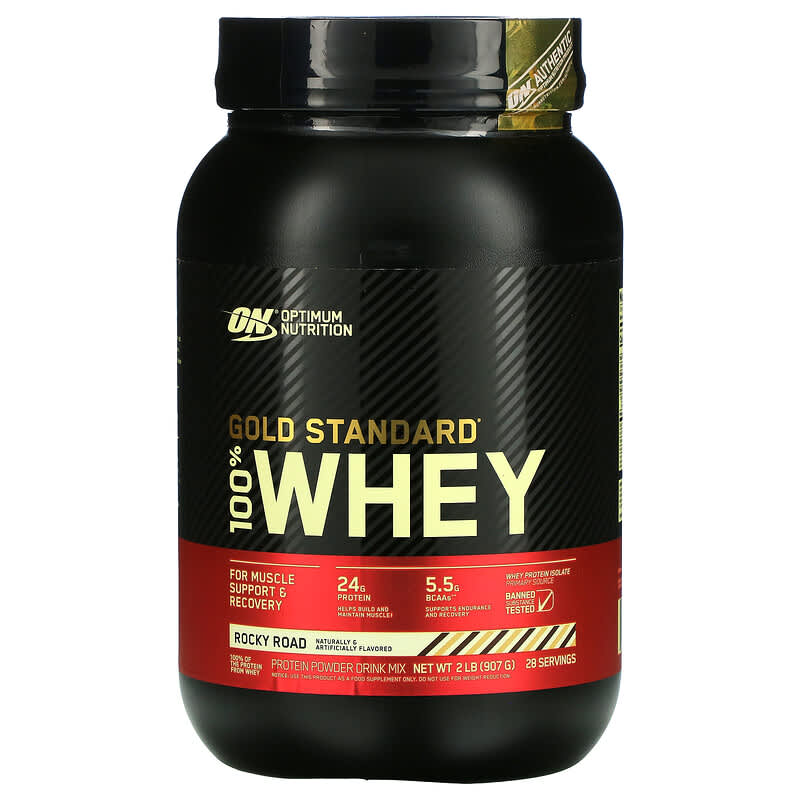 Optimum Nutrition Gold Standard 100% Whey Rocky Road 2 lb (907 g) 748927027877