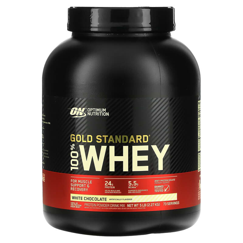 Optimum Nutrition Gold Standard 100% Whey White Chocolate 5 lbs (2.27 kg) 748927026290