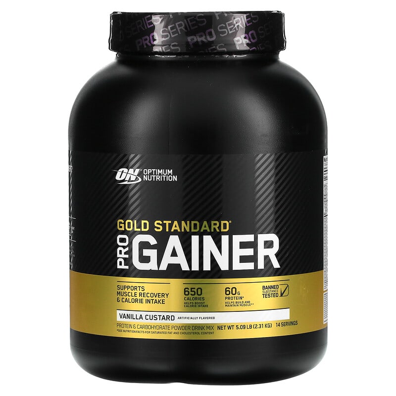 Optimum Nutrition Gold Standard Pro Gainer Vanilla Custard 5.09 lbs (2.31 kg) 748927029734