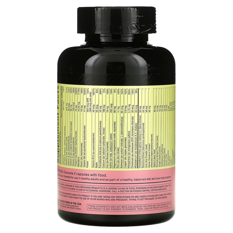 Optimum Nutrition, Opti-Women, 120 Capsules 748927024524