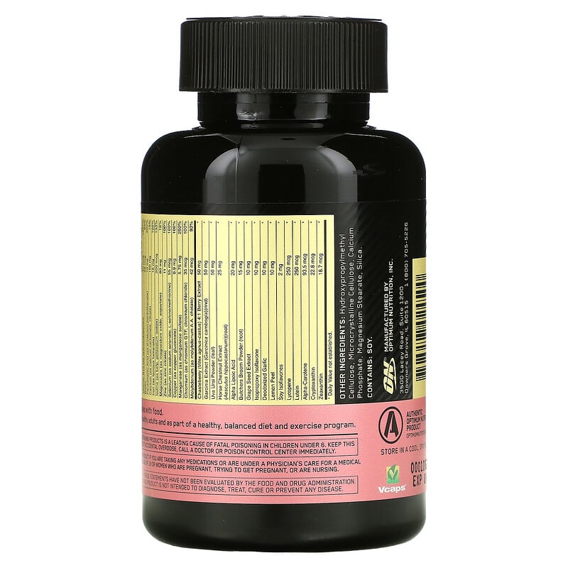 Optimum Nutrition, Opti-Women, 60 Capsules 748927024500