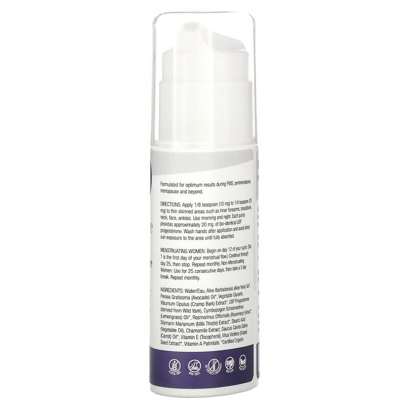 Organic Excellence, Feminine Balance Therapy, Bio-Identical USP Progesterone Cream, 3.3 fl oz (100 g) 809183100183