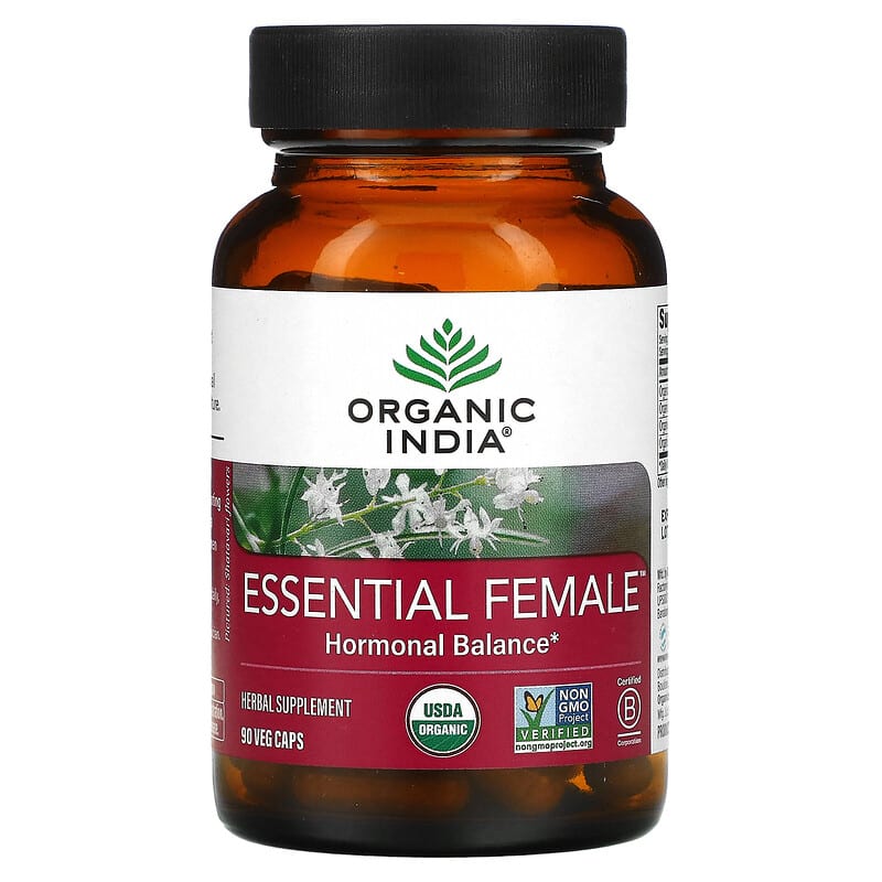 Organic India Essential Female Hormonal Balance 90 Veg Caps 801541519323