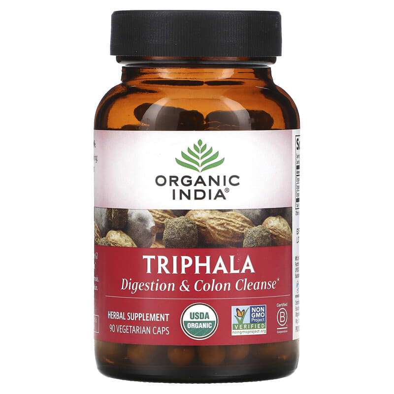 Organic India Triphala 90 Vegetarian Caps 851469000175