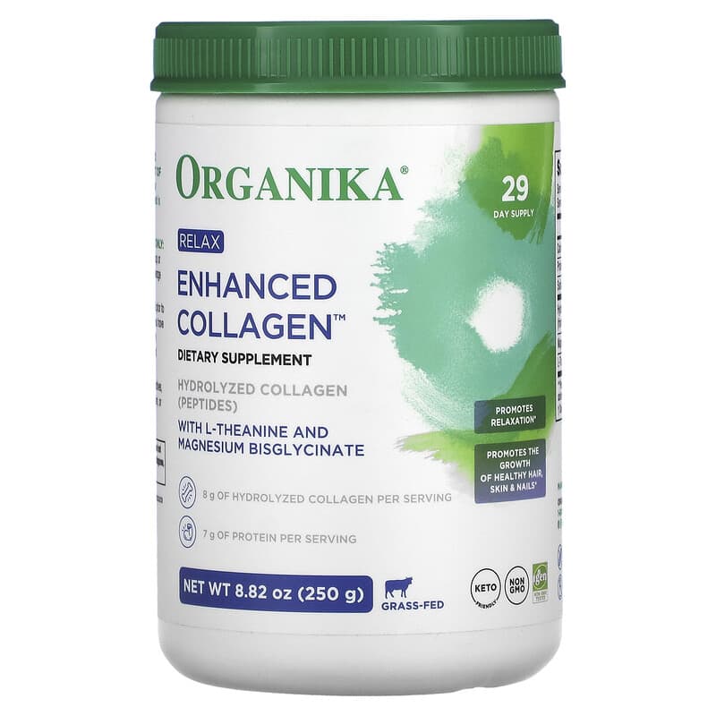 Organika Enhanced Collagen Relax  8.82 oz (250 g) 620365250447