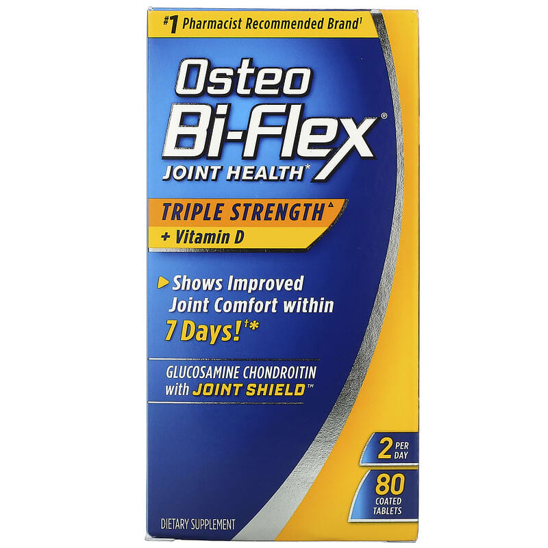 Osteo Bi-Flex Joint Health Triple Strength + Vitamin D 80 Coated Tablets 30768196073