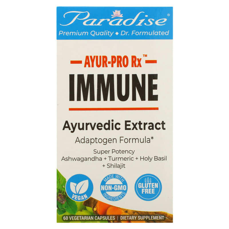 Paradise Herbs AYUR-Pro Rx Immune 60 Vegetarian Capsules 601944778965