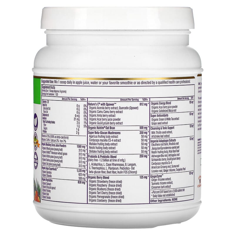 Paradise Herbs, ORAC Energy Greens, 25.6 oz (728 g) 601944778859