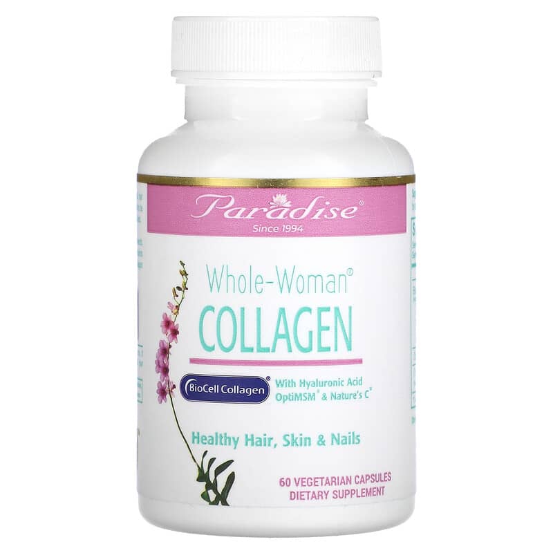Paradise Herbs Whole-Woman Collagen 60 Vegetarian Capsules 601944779047