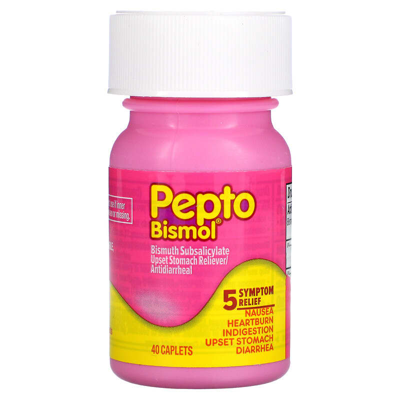 Pepto Bismol, Pepto Bismol, 40 Caplets 301490039915