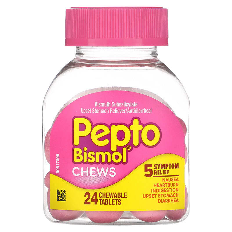 Pepto Bismol Pepto Bismol Chews 24 Chewable Tablets 301490001851