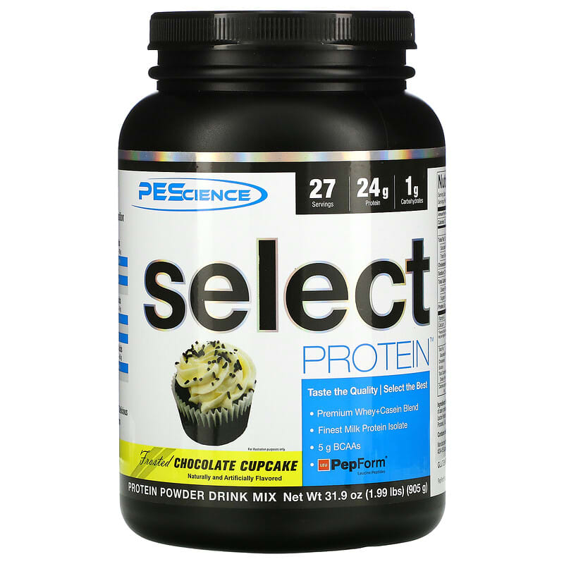 PEScience Select Protein Frosted Chocolate Cupcake 31.9 oz (905 g) 40232199943