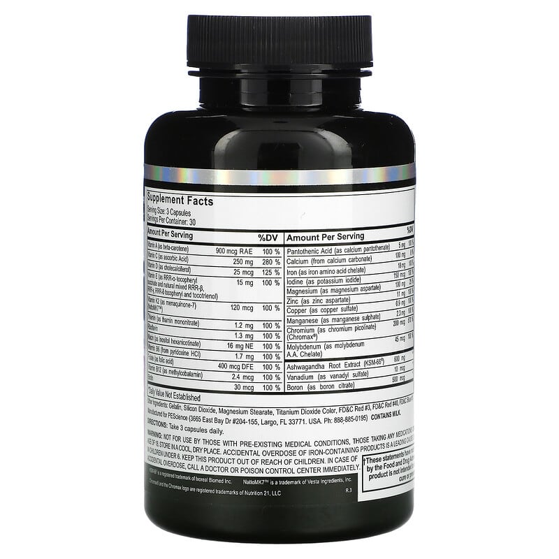 PEScience, TruMulti Women's Formula, 90 Capsules 40232199813