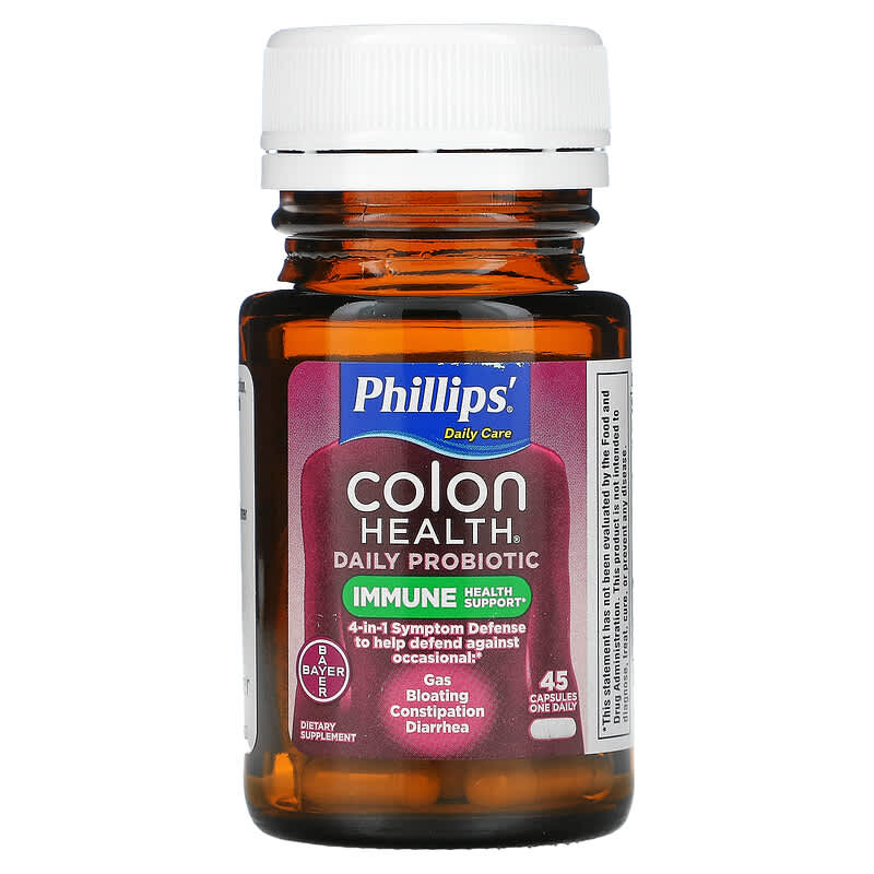 Phillips, Colon Health Daily Probiotic, 45 Capsules 312843543508