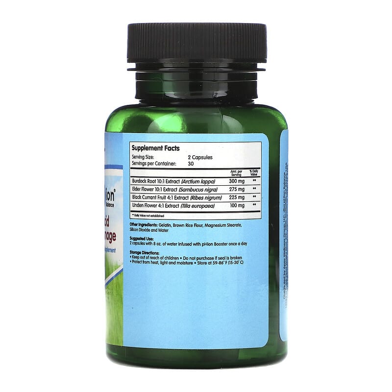 pHion Balance, Acid Drainage, 60 Capsules 813986010037