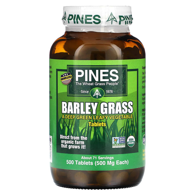 Pines International Barley Grass 500 Tablets 43952000384