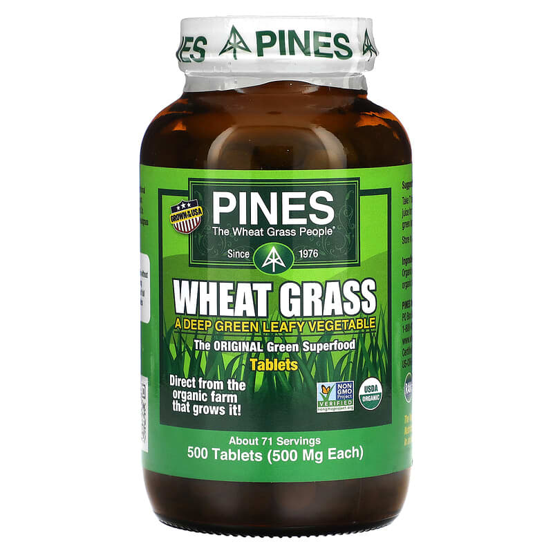 Pines International Wheat Grass 500 mg 500 Tablets 43952000032