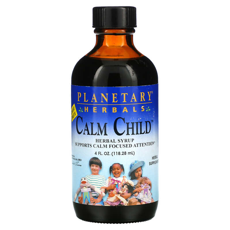 Planetary Herbals Calm Child Herbal Syrup 4 fl oz (118.28 ml) 21078101192