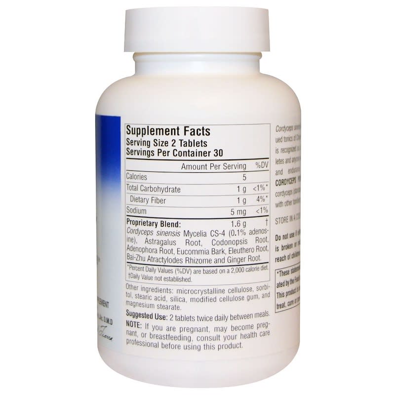 Planetary Herbals, Cordyceps Power CS-4, 800 mg, 60 Tablets 21078104254