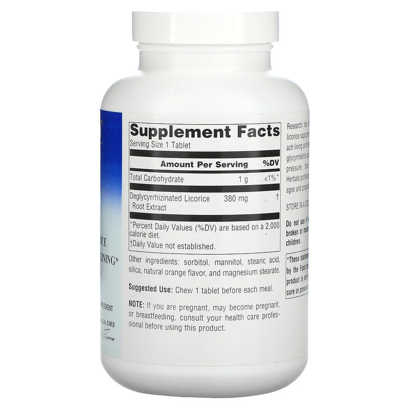 Planetary Herbals, DGL, Deglycyrrhizinated Licorice, 200 Chewable Tablets 21078105015
