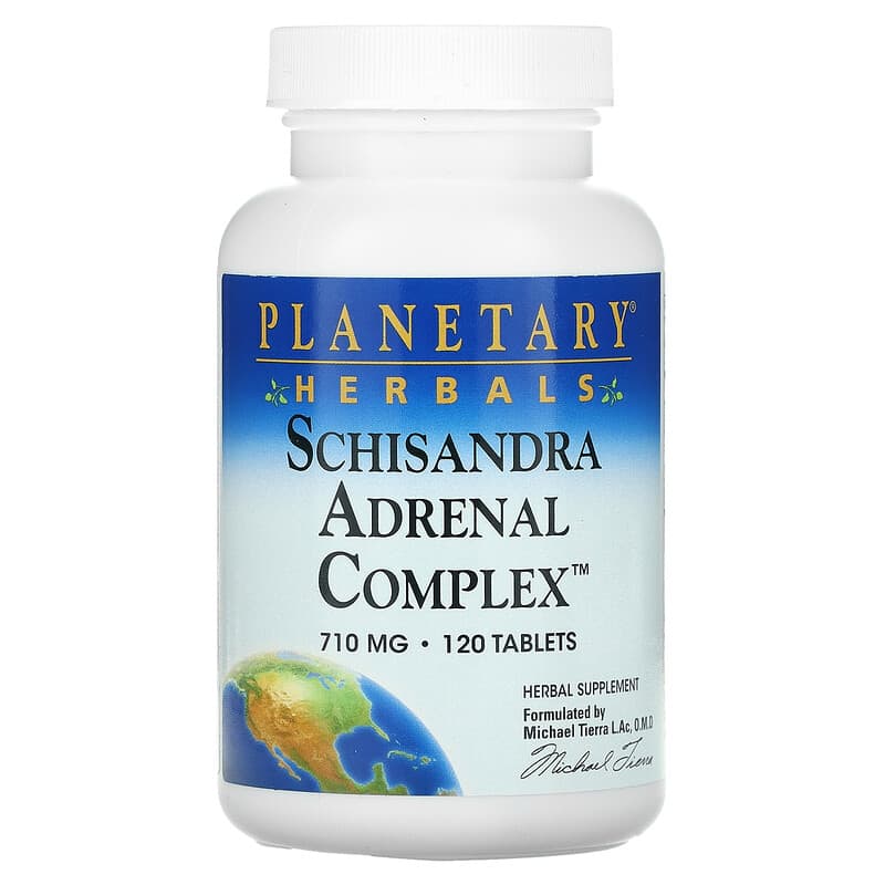 Planetary Herbals Schisandra Adrenal Complex 710 mg 120 Tablets 21078101567