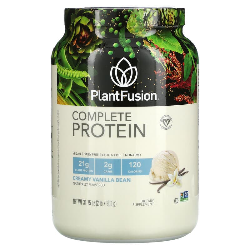 PlantFusion Complete Protein Creamy Vanilla Bean 2 lb (900 g) 890985001952