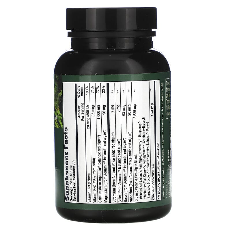 PlantFusion, Vegan Planet-Based Calcium, 333 mg, 90 Tablets 840052400119