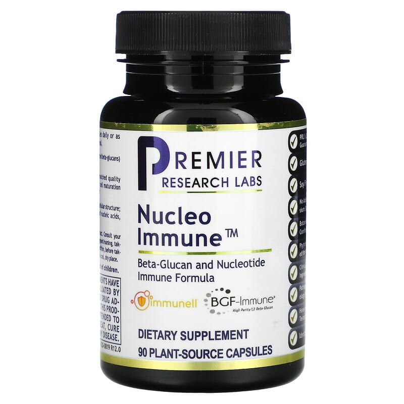 Premier Research Labs Nucleo Immune 90 Plant-Source Capsules 807735023690