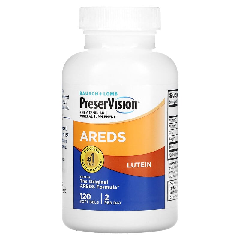 PreserVision, AREDS Lutein, 120 Soft Gels 324208632116