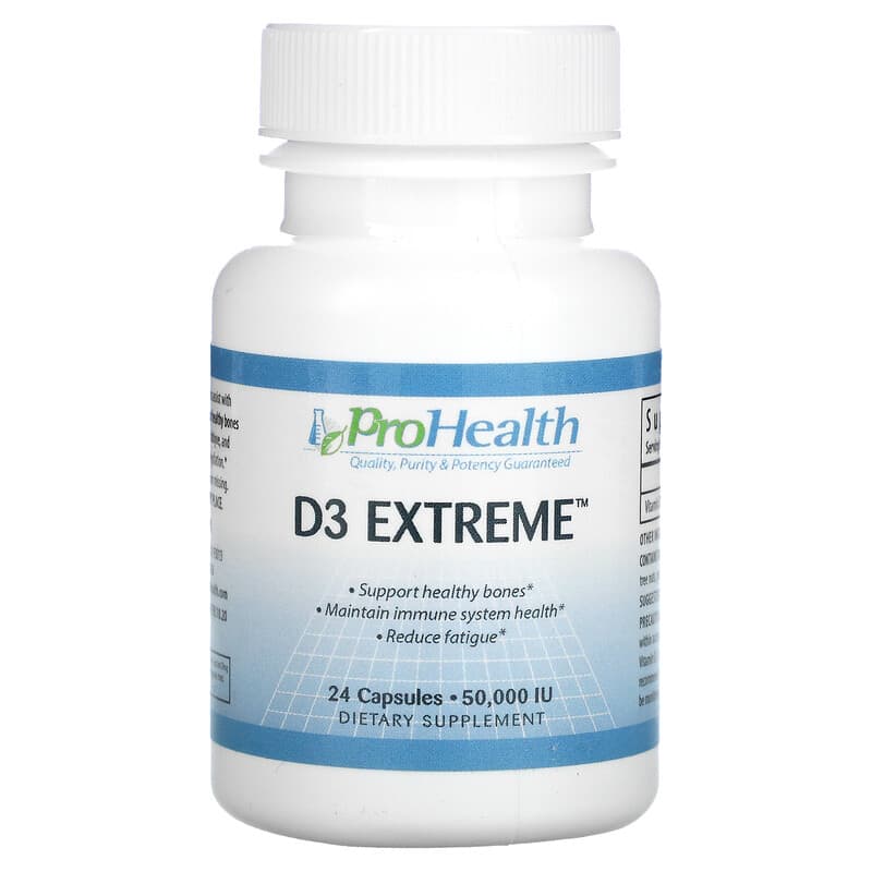 ProHealth Longevity D3 Extreme 50,000 IU 24 Capsules 850023410245