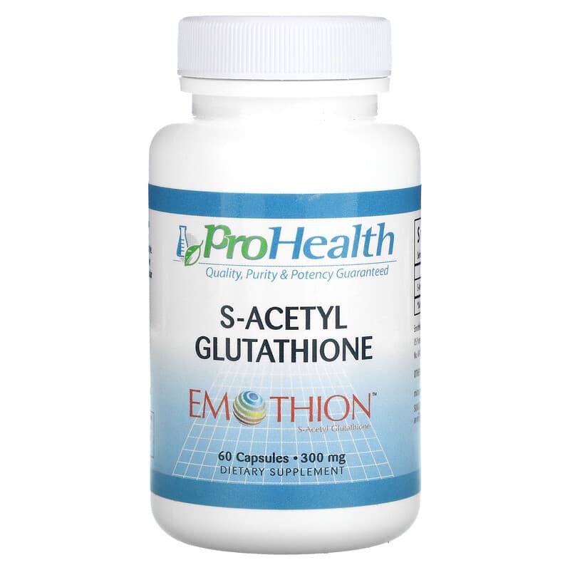 ProHealth Longevity Emothion S-Acetyl Glutathione 300 mg 60 Capsules 850023410177