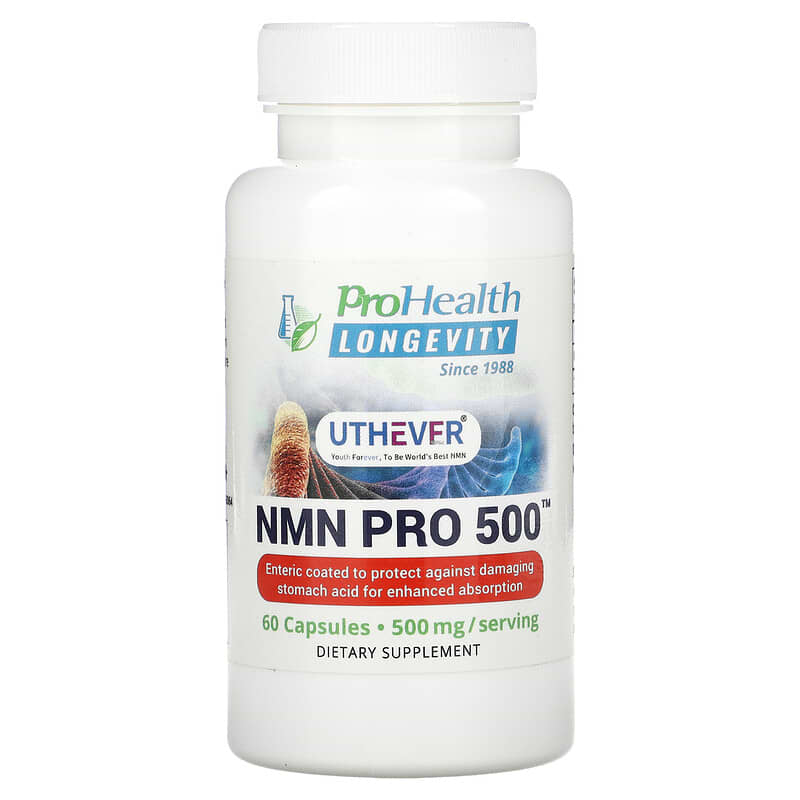 ProHealth Longevity NMN Pro 500 250 mg 60 Capsules 850023410672