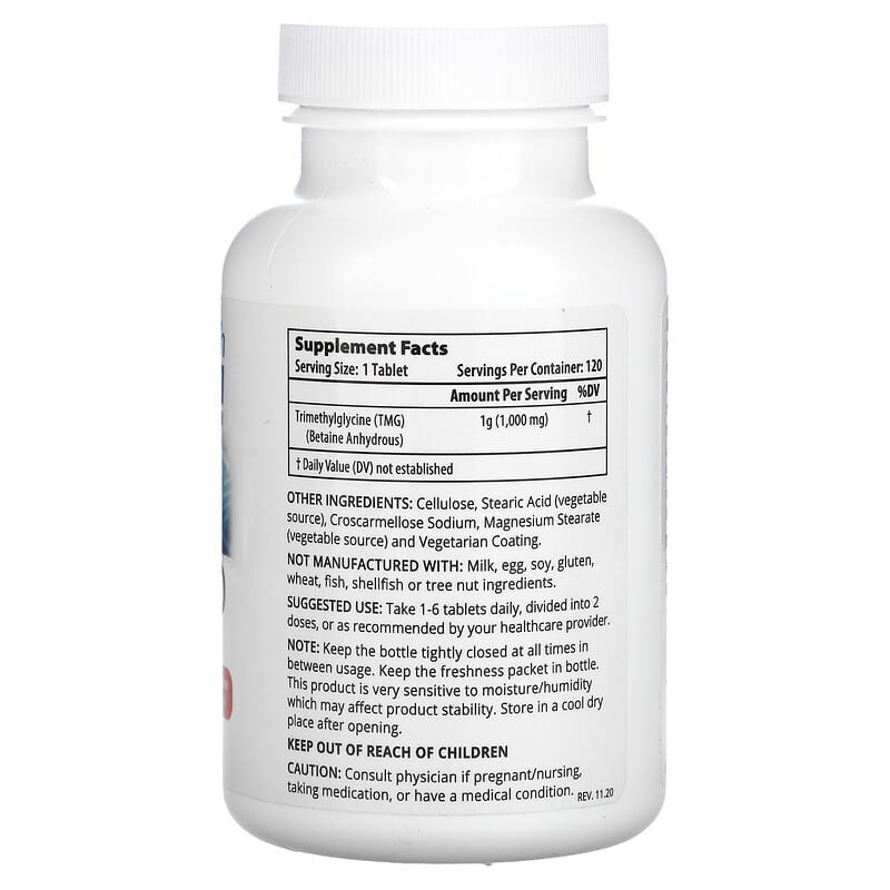 ProHealth Longevity, TMG Pro, 1,000 mg, 120 Tablets 850023410085