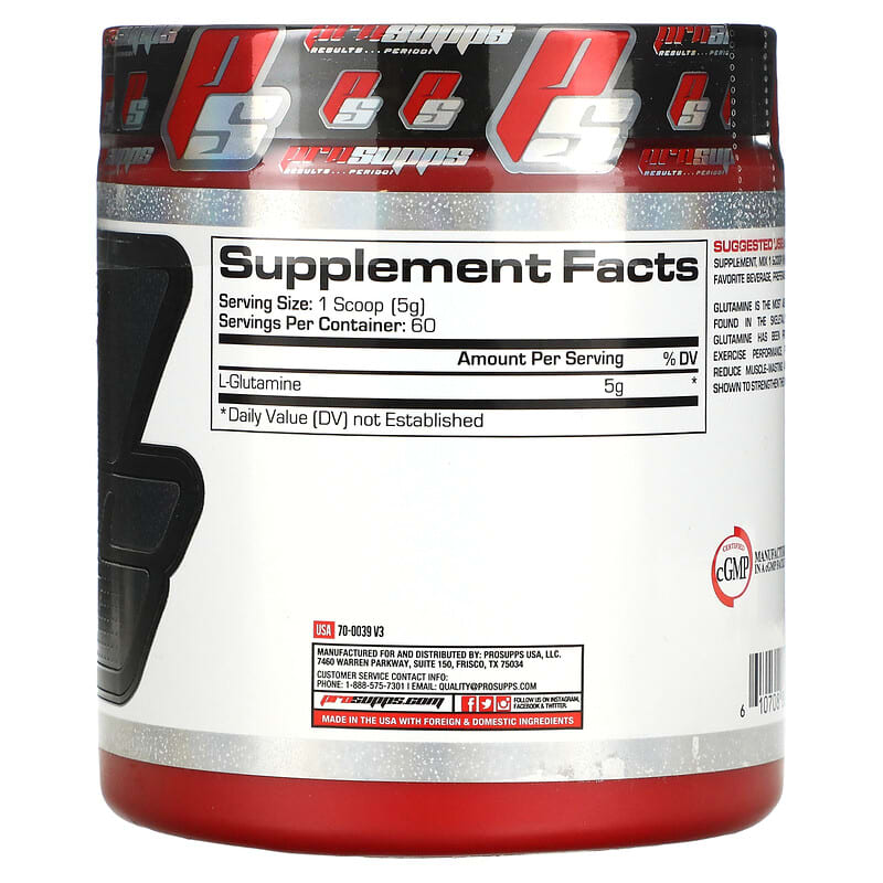 ProSupps, Glutamine 300, 10.6 oz (300 g) 610708882381