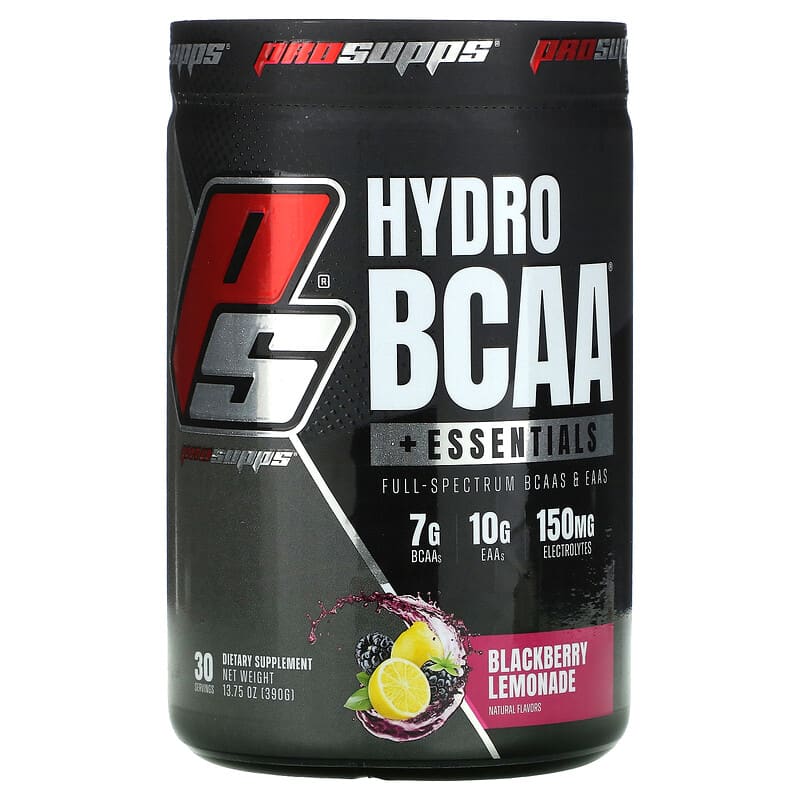 ProSupps Hydro BCAA + Essentials Blackberry Lemonade 13.75 oz (390 g) 818253026353
